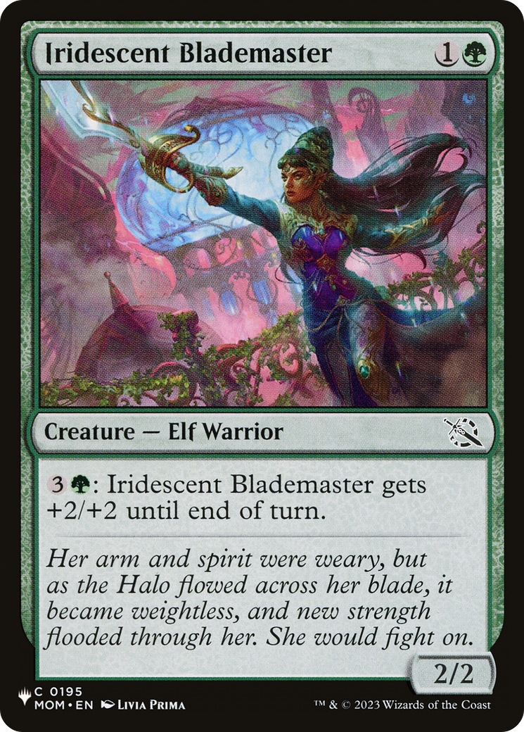 Iridescent Blademaster (PLST) #MOM-195 [EN/N]