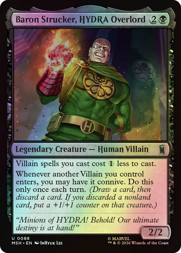 Baron Strucker, HYDRA Overlord (MSH) #88 [EN/F]