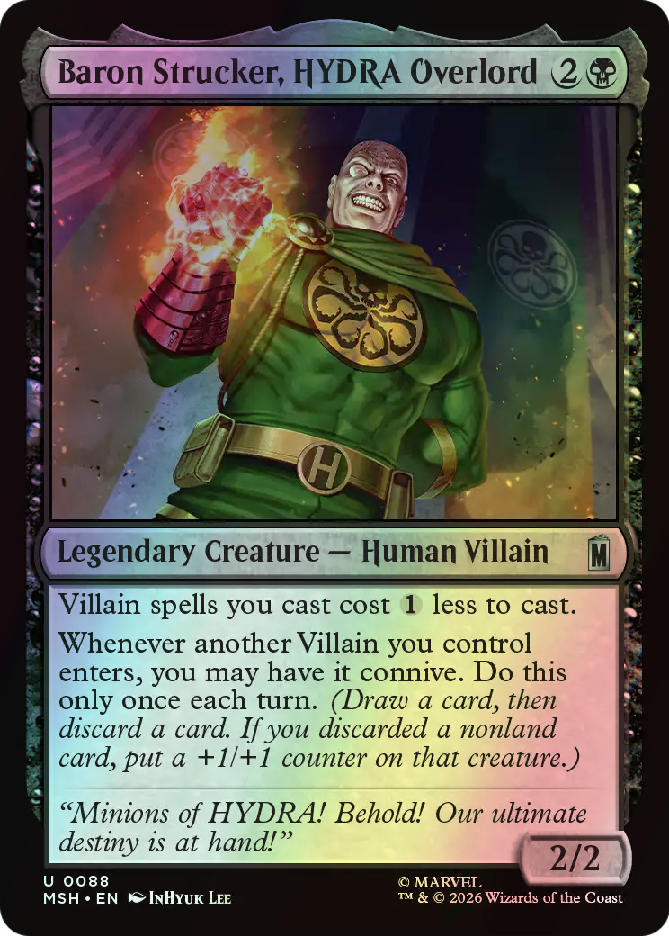 Baron Strucker, HYDRA Overlord (MSH) #88 [EN/F]