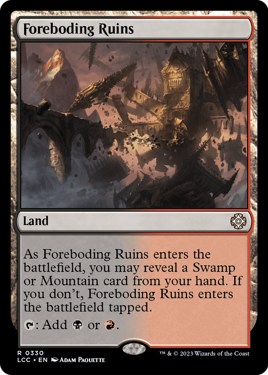 Foreboding Ruins (LCC) #330 [EN/N]