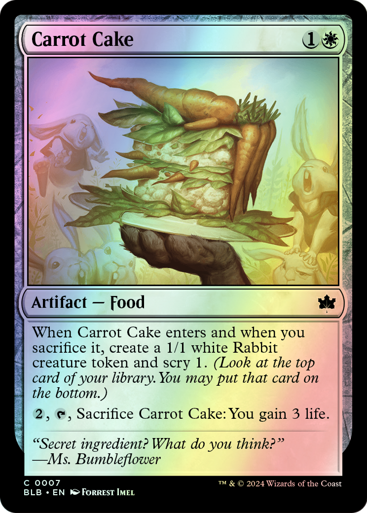 Carrot Cake (BLB) #7 [EN/F]