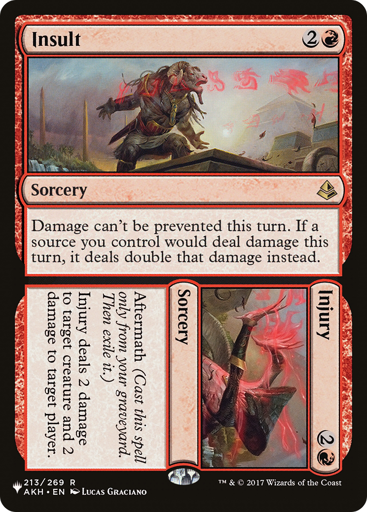 Insult // Injury (PLST) #AKH-213 [EN/N] s/o