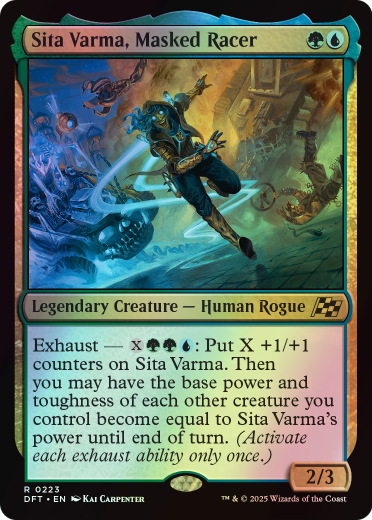 Sita Varma, Masked Racer (DFT) #223 [EN/F]