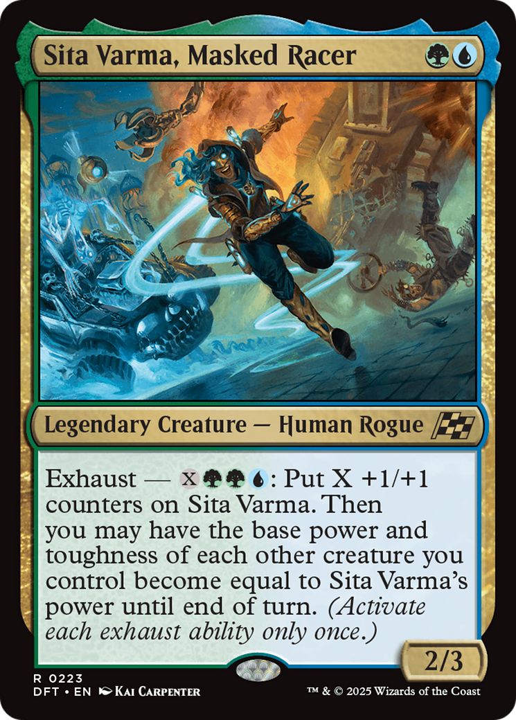 Sita Varma, Masked Racer (DFT) #223 [EN/N]