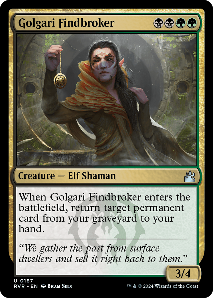 Golgari Findbroker (RVR) #187 [EN/N] s/o