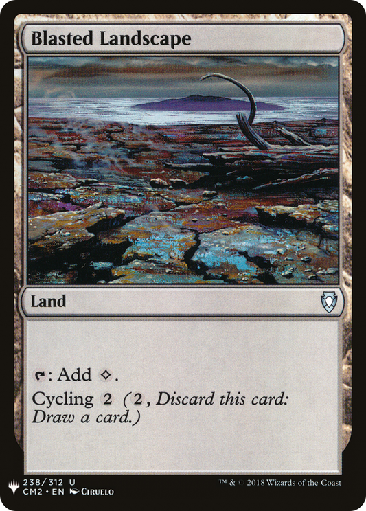 Blasted Landscape (PLST) #CM2-238 [EN/N] s/o