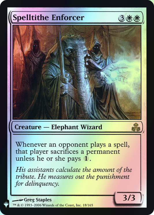 Spelltithe Enforcer (PLST) #GPT-18 [EN/F] s/o