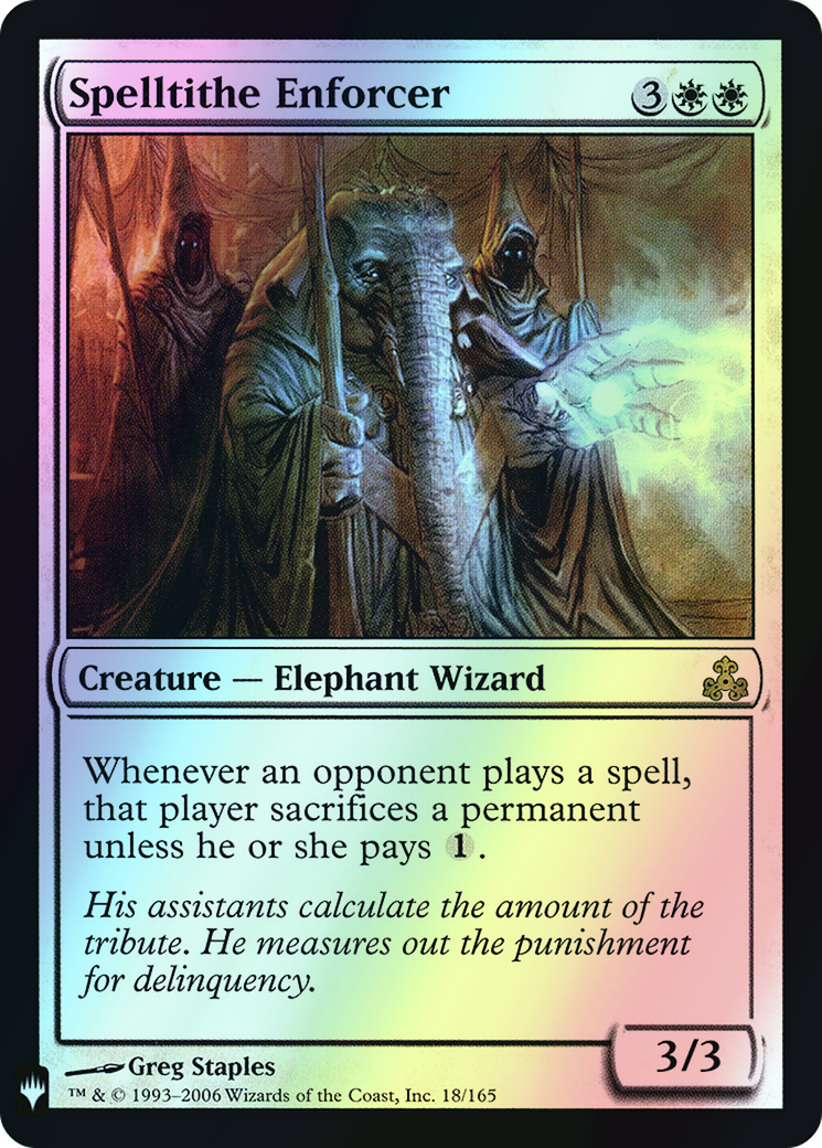 Spelltithe Enforcer (PLST) #GPT-18 [EN/F] s/o