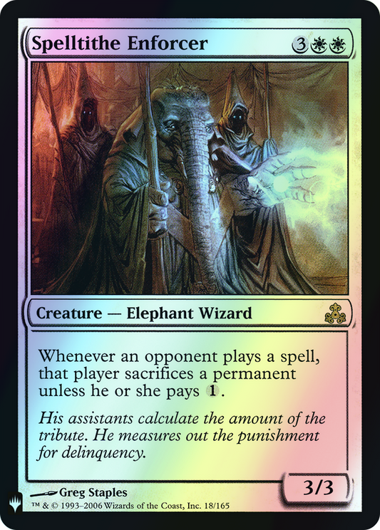Spelltithe Enforcer (PLST) #GPT-18 [EN/F] s/o