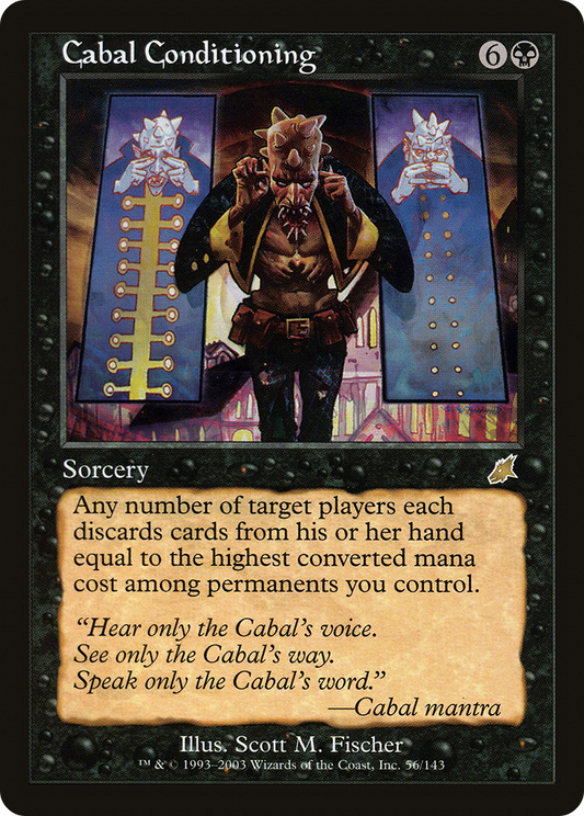 Cabal Conditioning (SCG) #56 [EN/N]