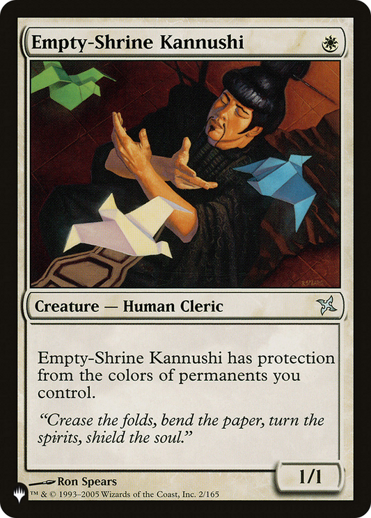 Empty-Shrine Kannushi (PLST) #BOK-2 [EN/N]