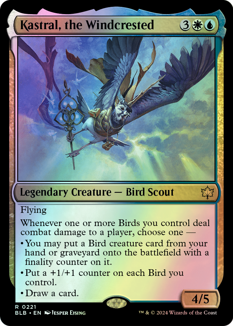 Kastral, the Windcrested (BLB) #221 [EN/F]