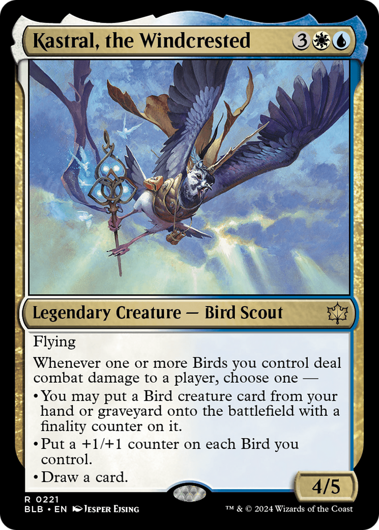 Kastral, the Windcrested (BLB) #221 [EN/N]