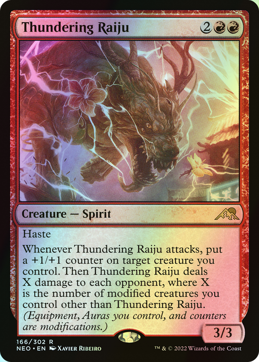 Thundering Raiju (NEO) #166 [EN/F] s/o