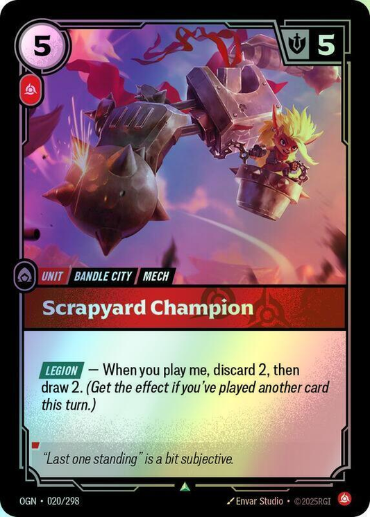 Scrapyard Champion (OGN) #020 [EN/F] s/o