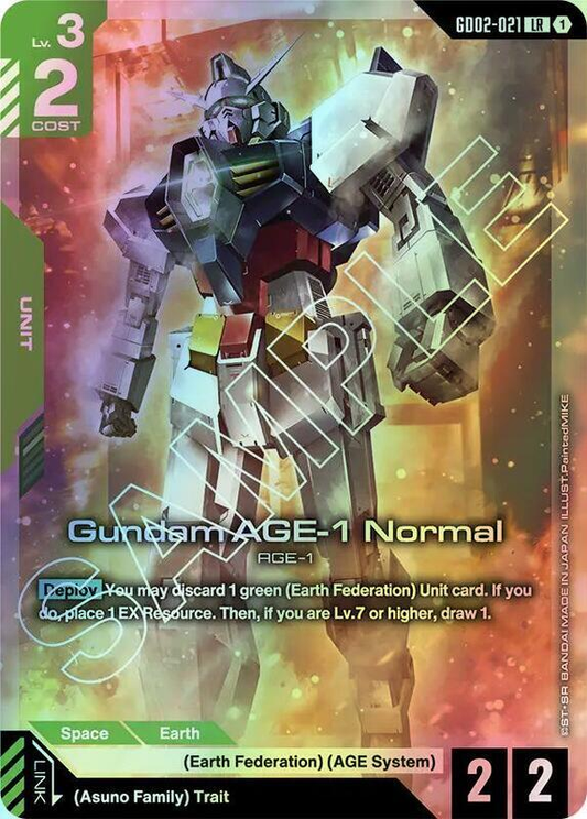 Gundam AGE-1 Normal (GD02) #GD02-021 [EN/F]