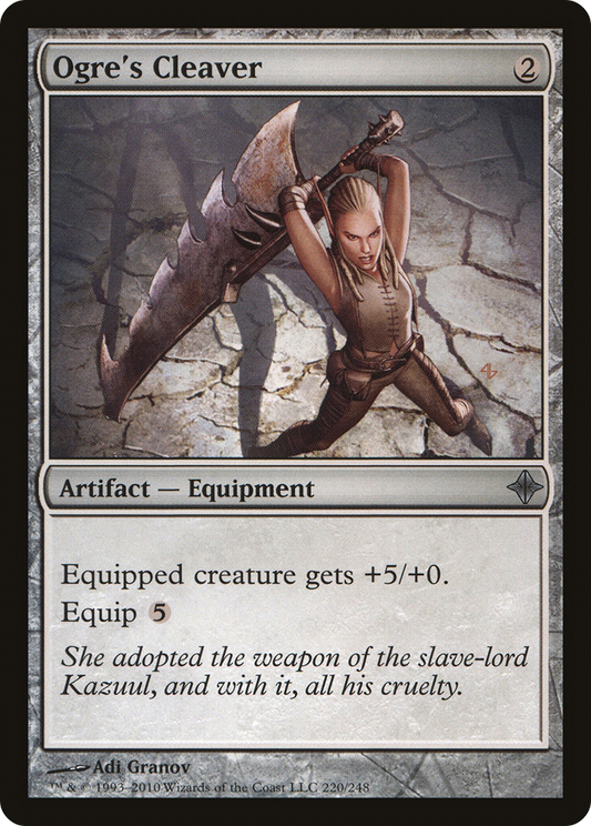 Ogre's Cleaver (ROE) #220 [EN/N] s/o