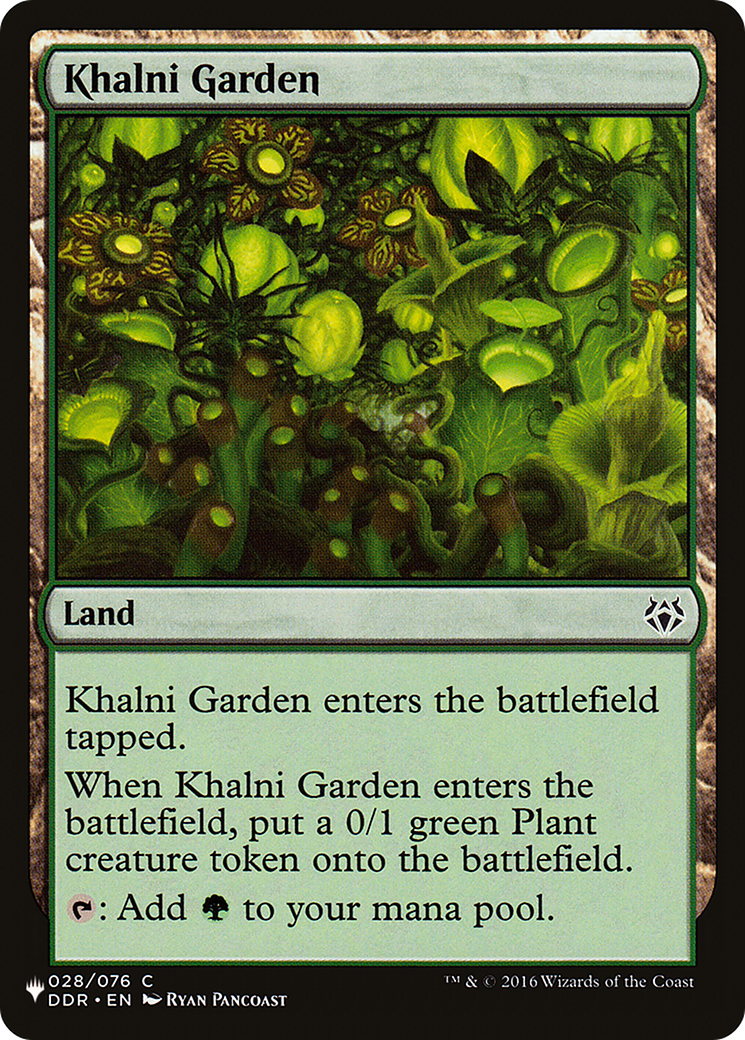 Khalni Garden (PLST) #DDR-28 [EN/N] s/o