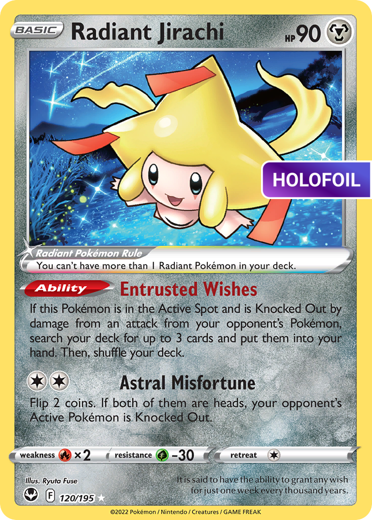 Radiant Jirachi (SIT) #120 [EN/H] s/o