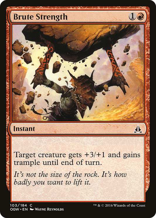 Brute Strength (OGW) #103 [EN/N] s/o