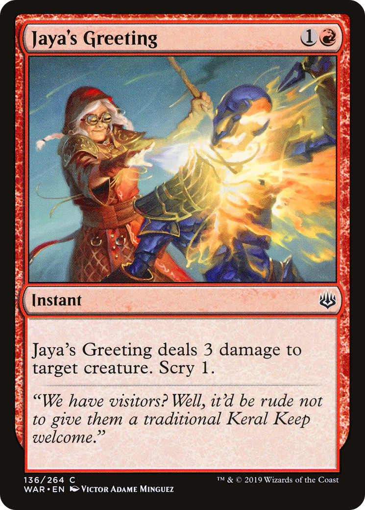 Jaya's Greeting (WAR) #136 [EN/N] s/o