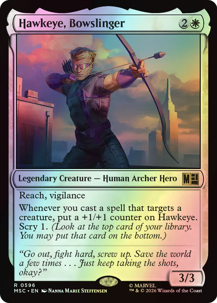 Hawkeye, Bowslinger (MSC) #596 [EN/F] s/o