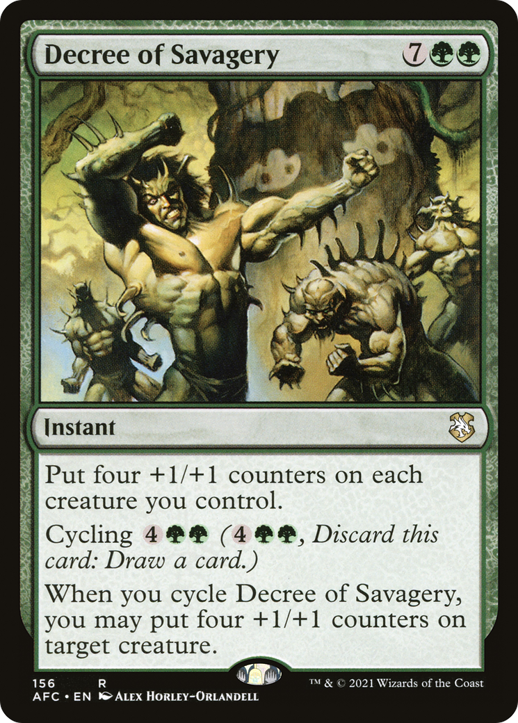Decree of Savagery (AFC) #156 [EN/N]