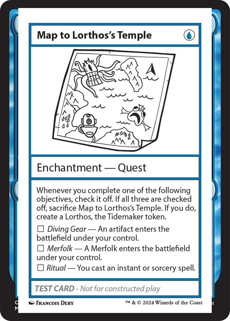 Map to Lorthos's Temple (MB2) #531 [EN/N] s/o