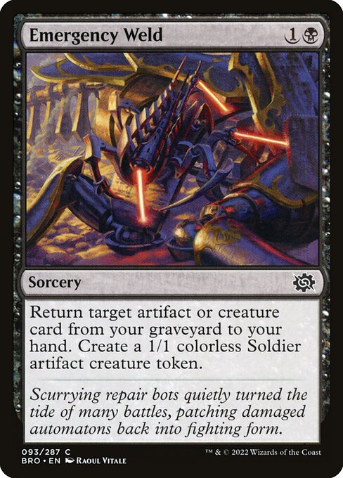 Emergency Weld (BRO) #93 [EN/N] s/o
