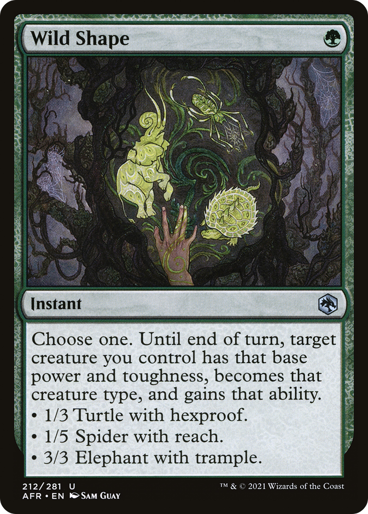 Wild Shape (AFR) #212 [EN/N]