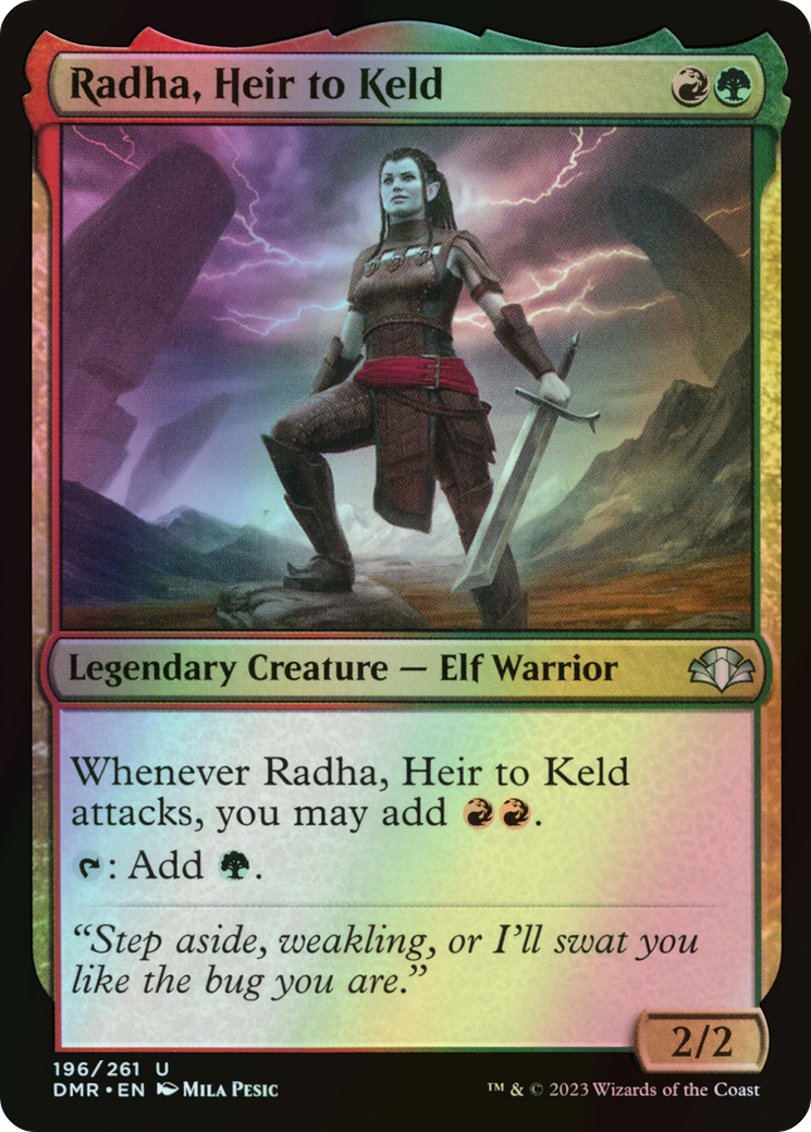 Radha, Heir to Keld (DMR) #196 [EN/F]
