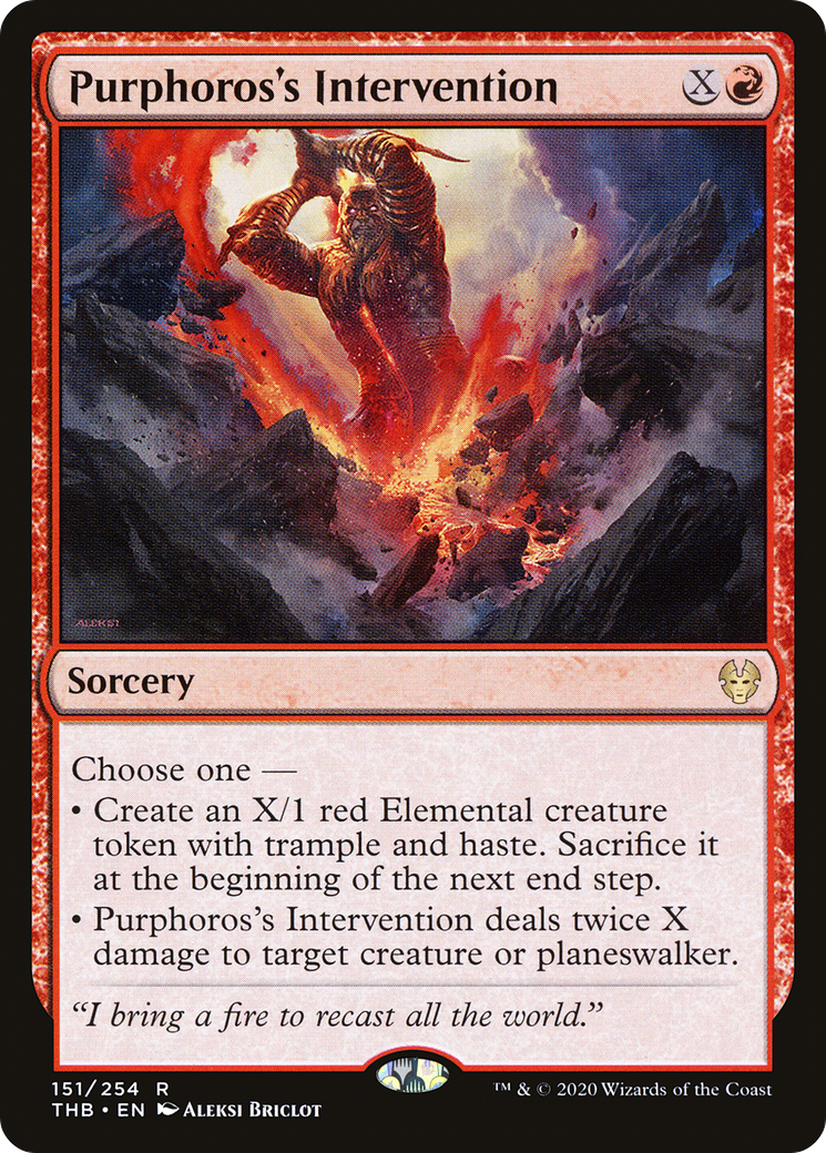 Purphoros's Intervention (THB) #151 [EN/N]