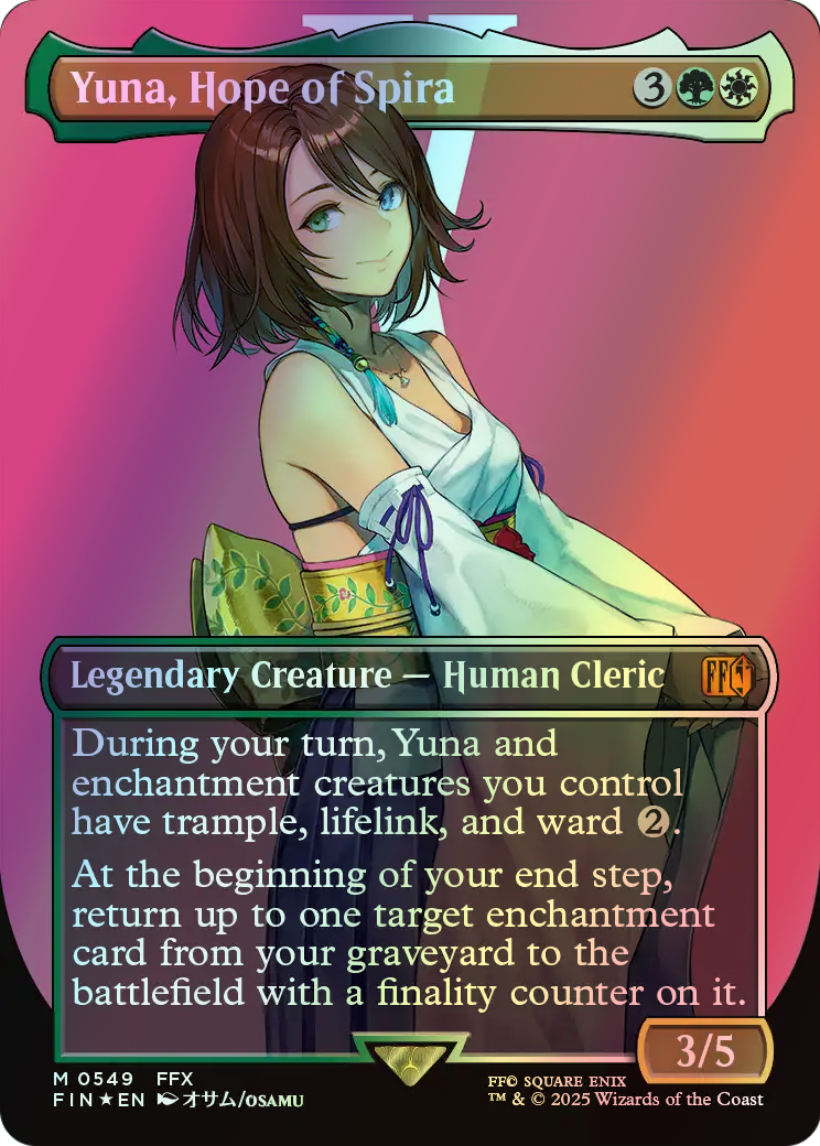 Yuna, Hope of Spira - Surge Foil (FIN) #549 [EN/F] s/o