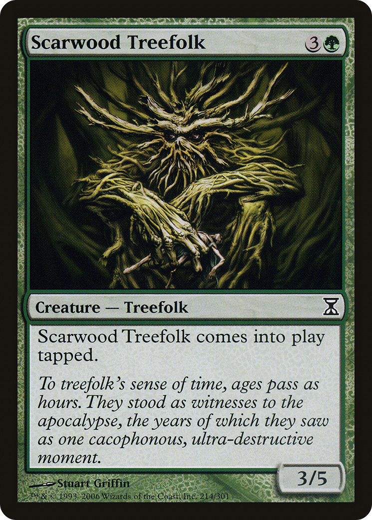 Scarwood Treefolk (TSP) #214 [EN/N]