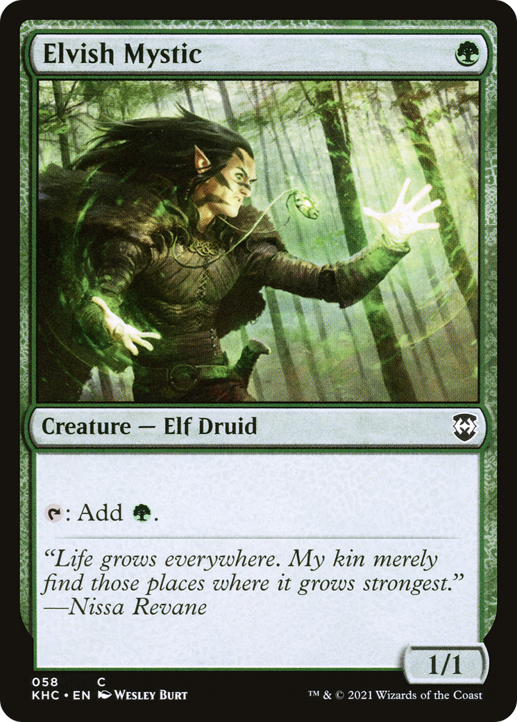 Elvish Mystic (KHC) #58 [EN/N]