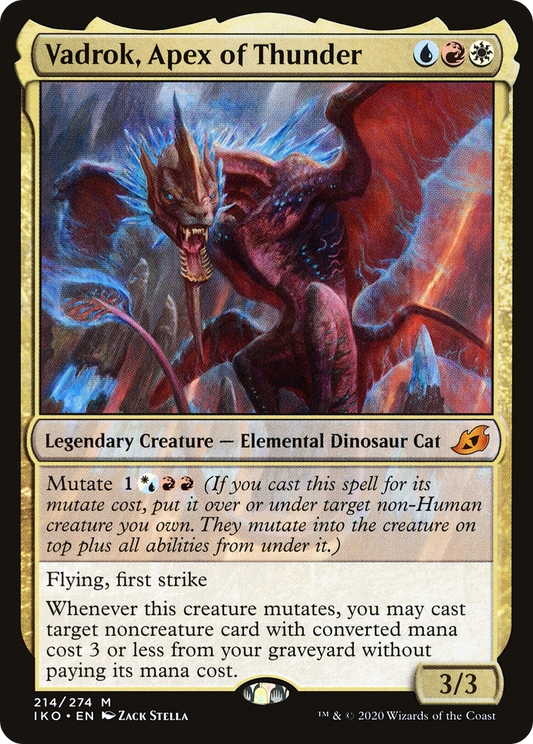Vadrok, Apex of Thunder (IKO) #214 [EN/N]