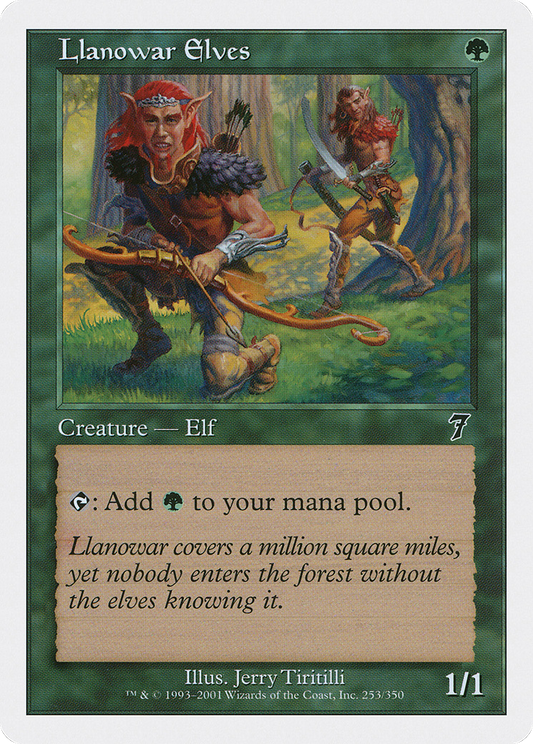 Llanowar Elves (7ED) #253 [EN/N] s/o