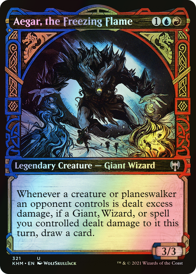 Aegar, the Freezing Flame (KHM) #321 [EN/F]
