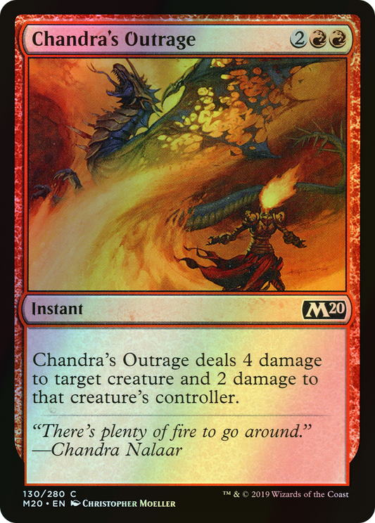 Chandra's Outrage (M20) #130 [EN/F]