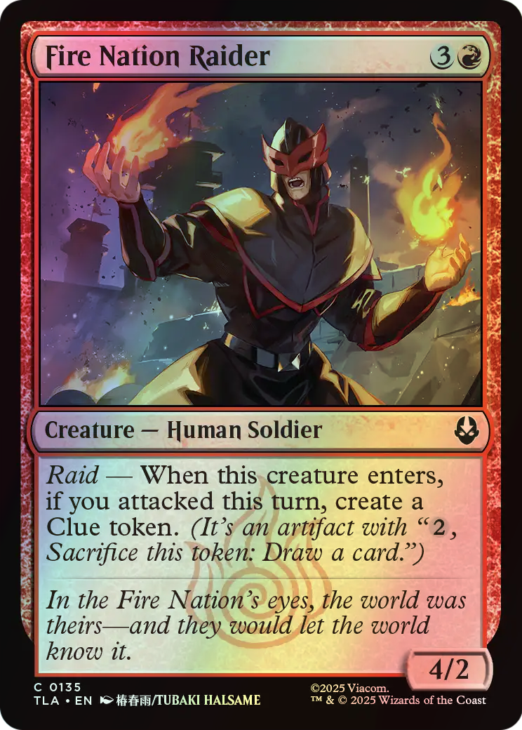 Fire Nation Raider (TLA) #135 [EN/F] s/o