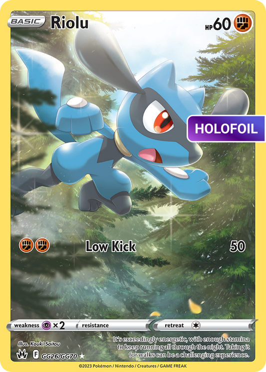 Riolu (CRZ:GG) #GG26 [EN/H] s/o