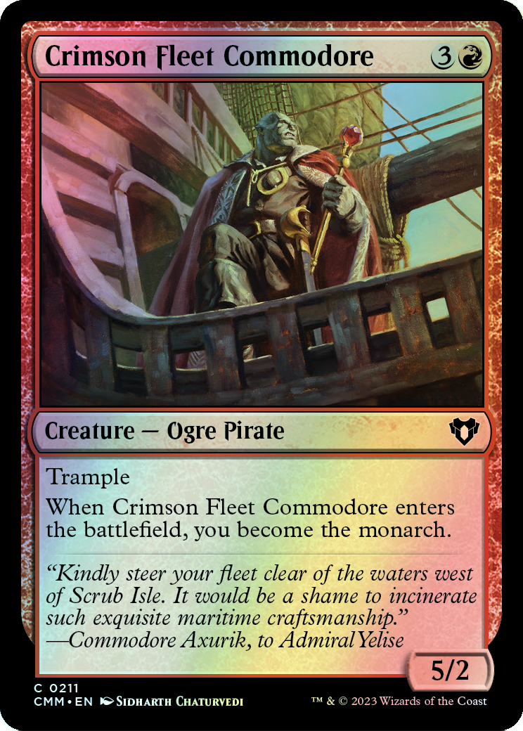 Crimson Fleet Commodore (CMM) #211 [EN/F] s/o