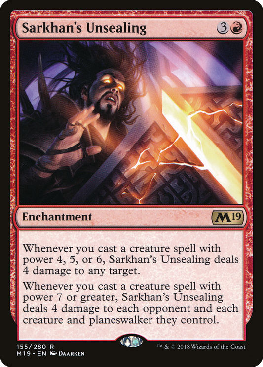 Sarkhan's Unsealing (M19) #155 [EN/N] s/o