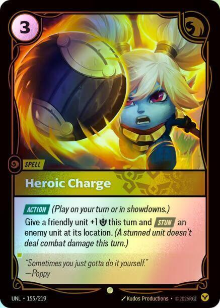 Heroic Charge (UNL) #155 [EN/F] s/o