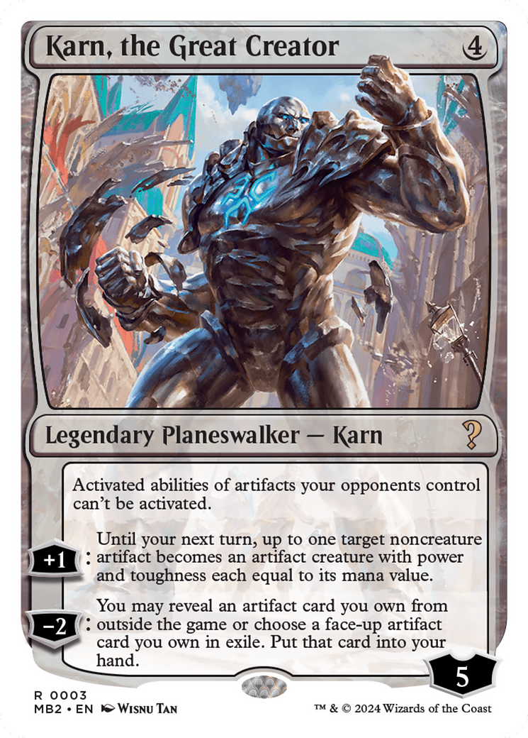 Karn, the Great Creator (MB2) #3 [EN/N] s/o