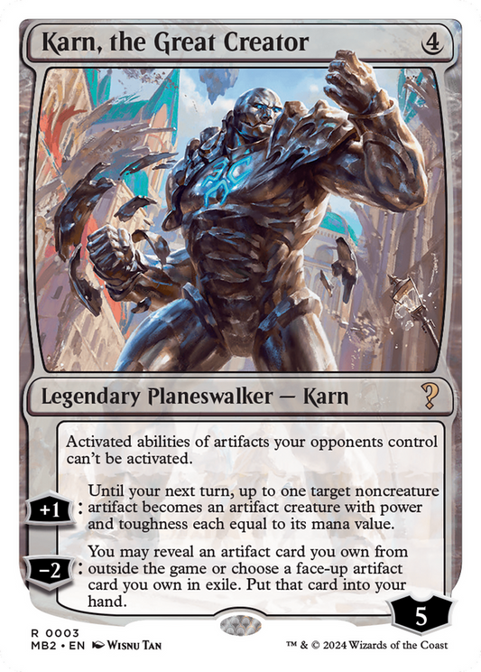 Karn, the Great Creator (MB2) #3 [EN/N] s/o