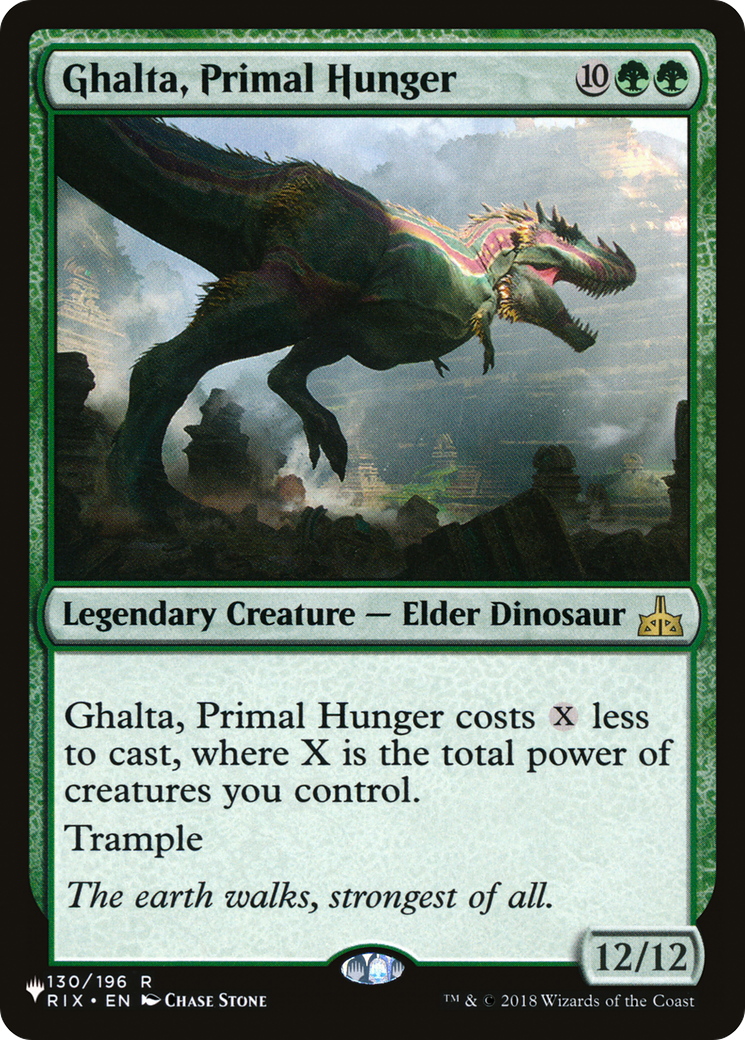 Ghalta, Primal Hunger (PLST) #RIX-130 [EN/N]