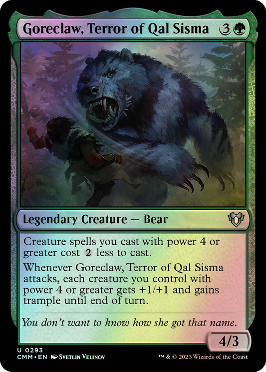 Goreclaw, Terror of Qal Sisma (CMM) #293 [EN/F] s/o