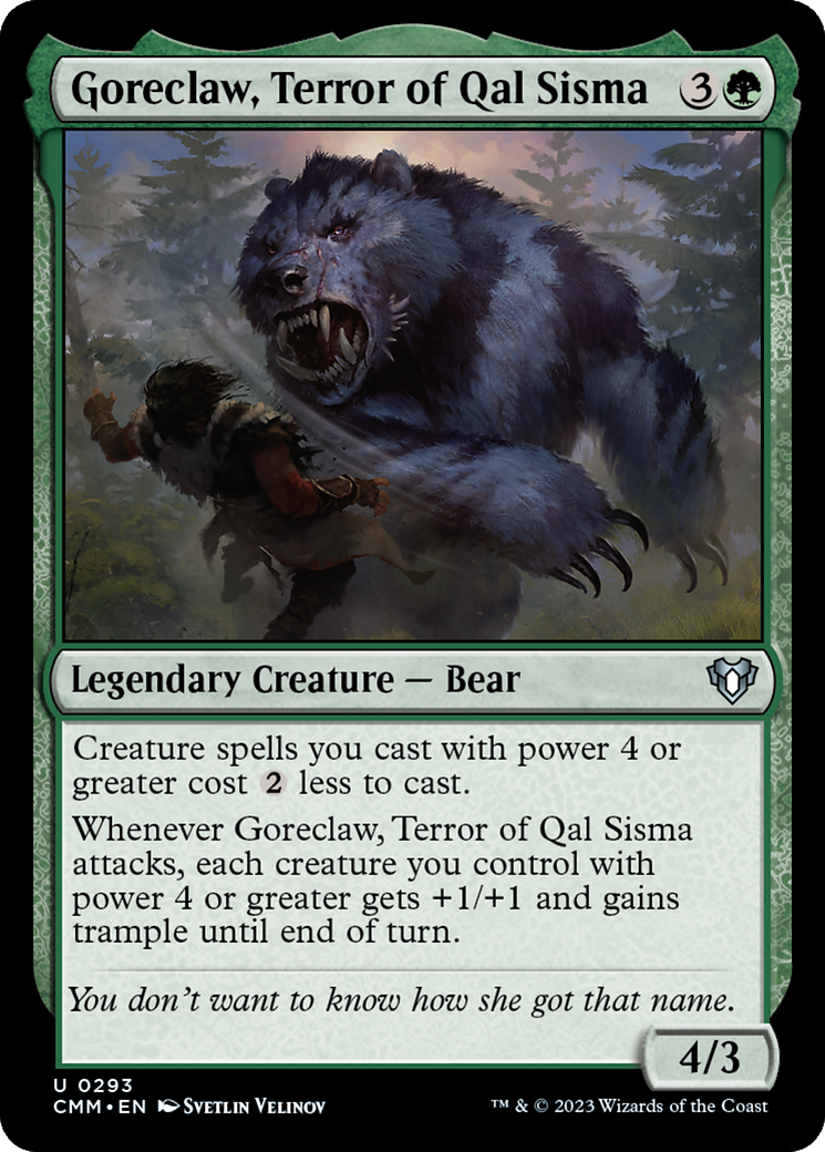 Goreclaw, Terror of Qal Sisma (CMM) #293 [EN/N] s/o