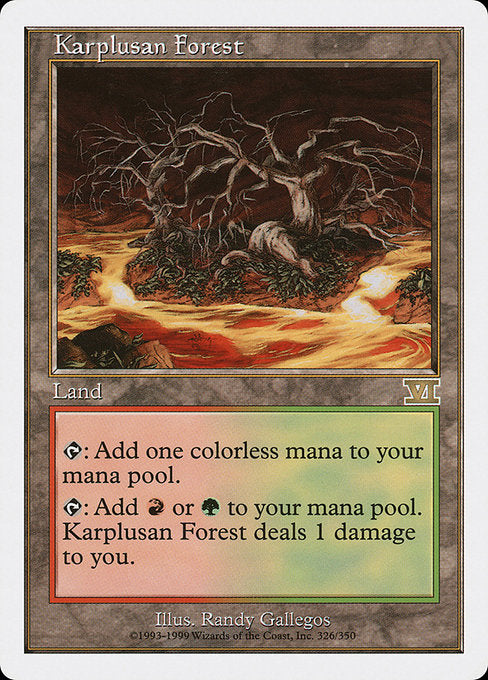 Karplusan Forest (6ED) #326 [EN/N] s/o